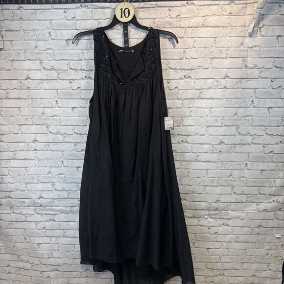 Leifsdottir by Anthropologie Black Dress- Size 10 - Picture 1 of 3